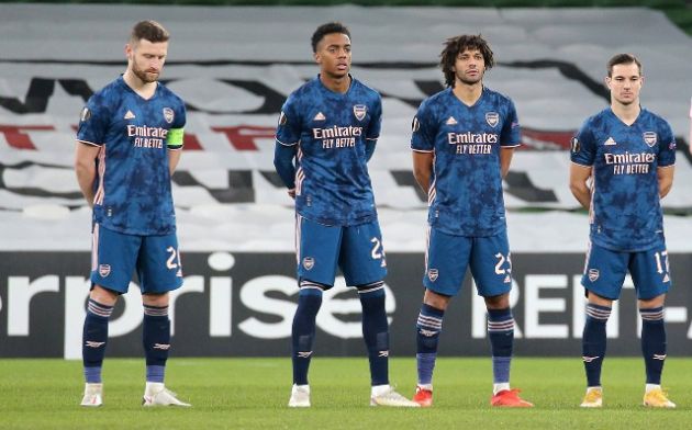 Mustafi Willock Elneny Soares Arsenal
