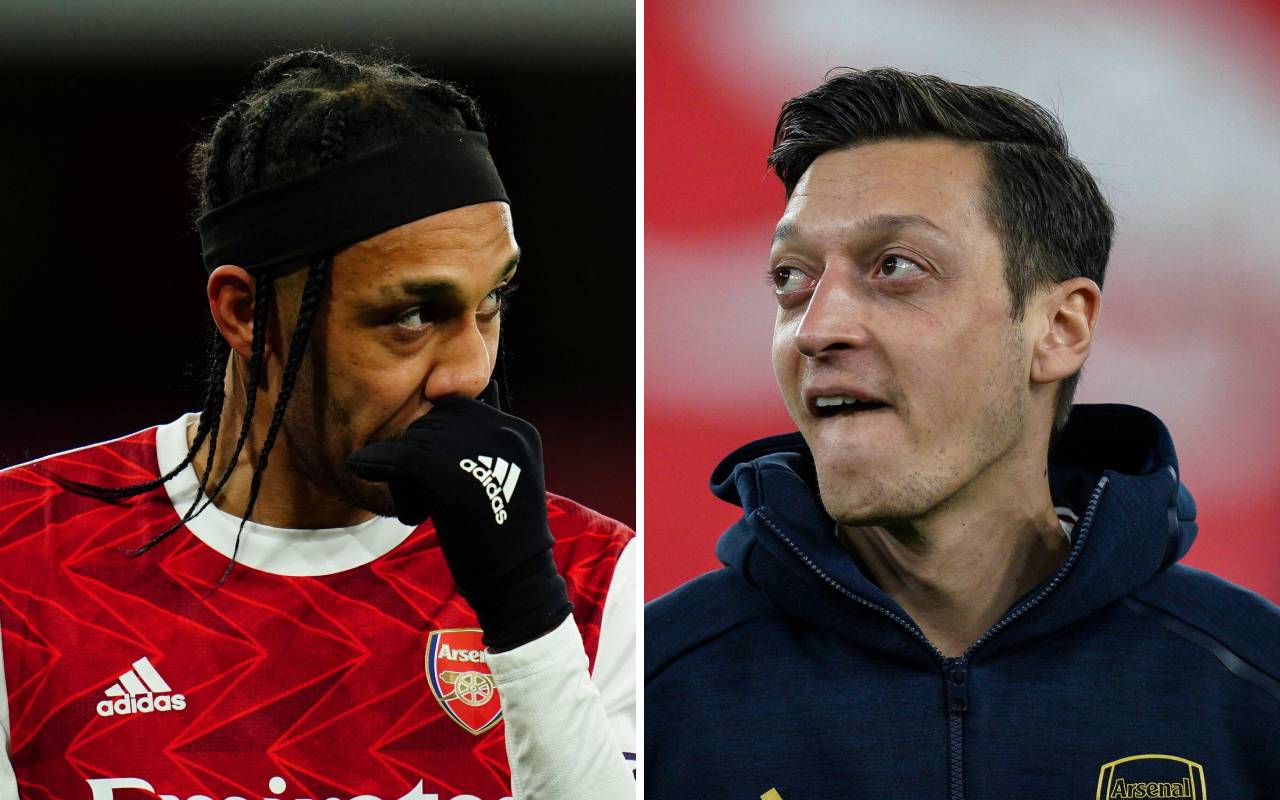 Pierre-Emerick Aubameyang Mesut Ozil