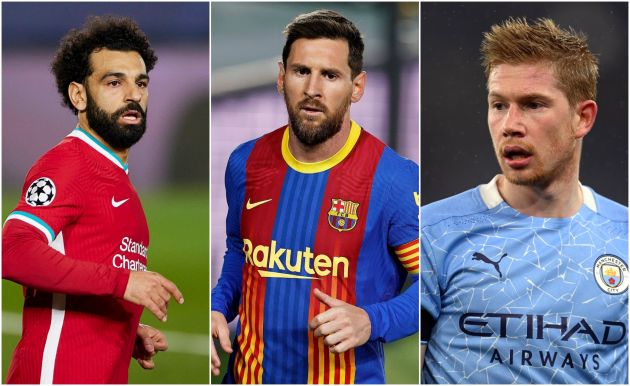 Salah Messi De Bruyne