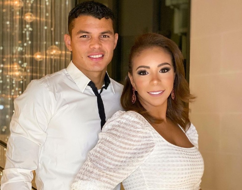 Silva and wife
