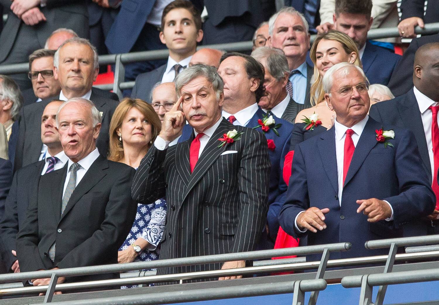 Stan Kroenke watches Arsenal in 2017 FA Cup Fina