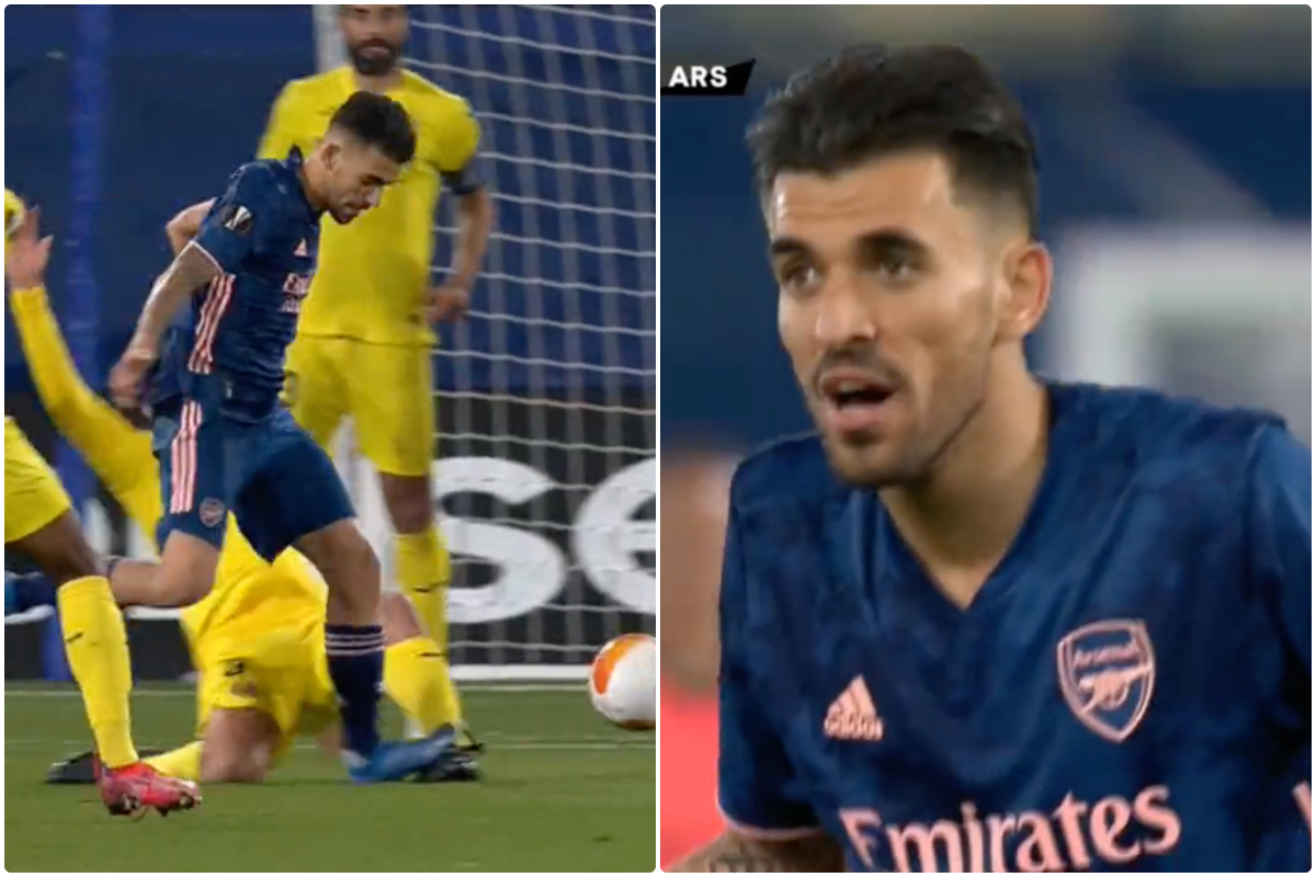 Video - Ceballos sent off for Arsenal against Villarreal