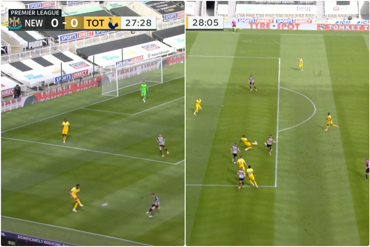 Video - Joelinton scores for Newcastle against Spurs