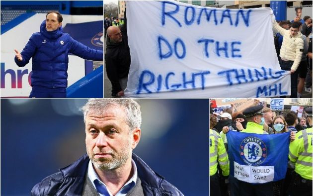 chelsea abramovich tuchel fans protest