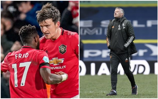 man utd fred maguire solskjaer