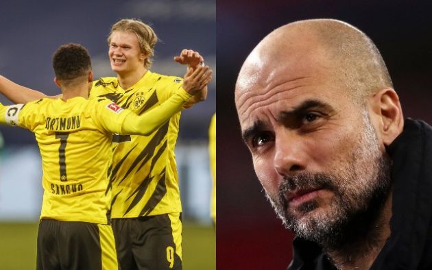 sancho haaland guardiola