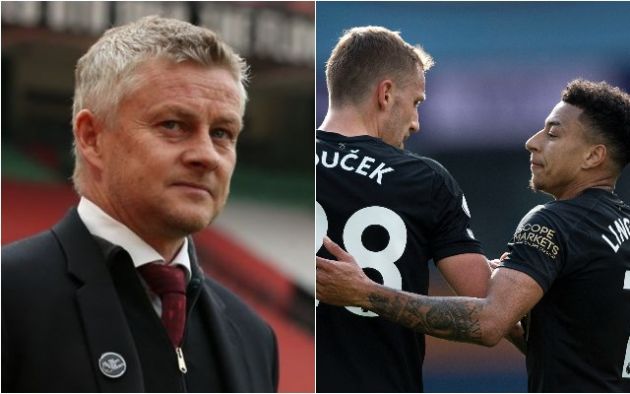 solskjaer soucek lingard man utd
