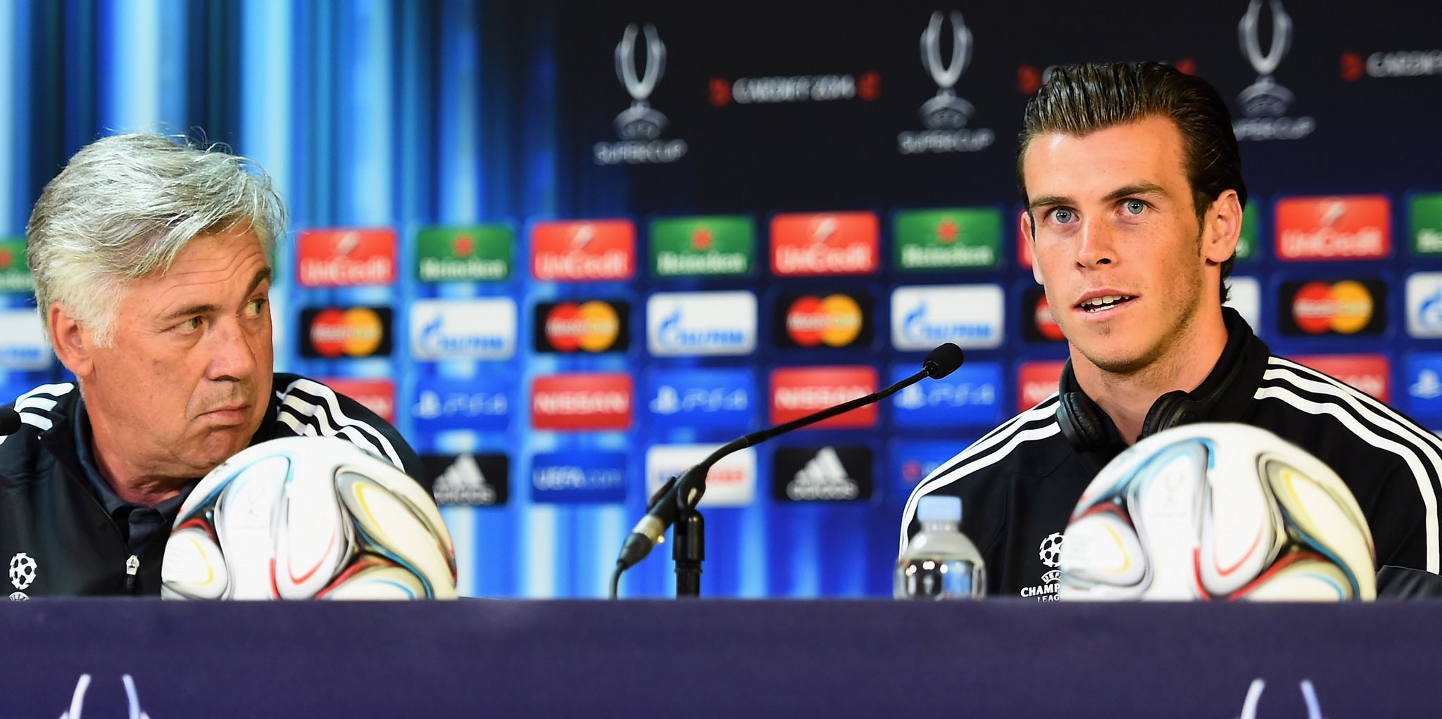 Bale, Ancelotti, Everton