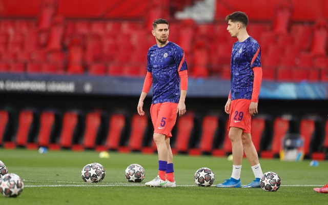 Chelsea duo Jorginho and Havertz