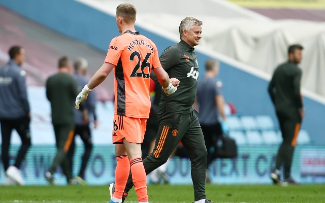 Dean Henderson Ole Solskjaer Man United