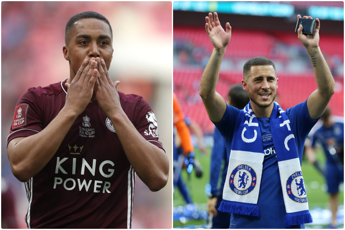Eden Hazard for Chelsea and Tielemans for Leicester