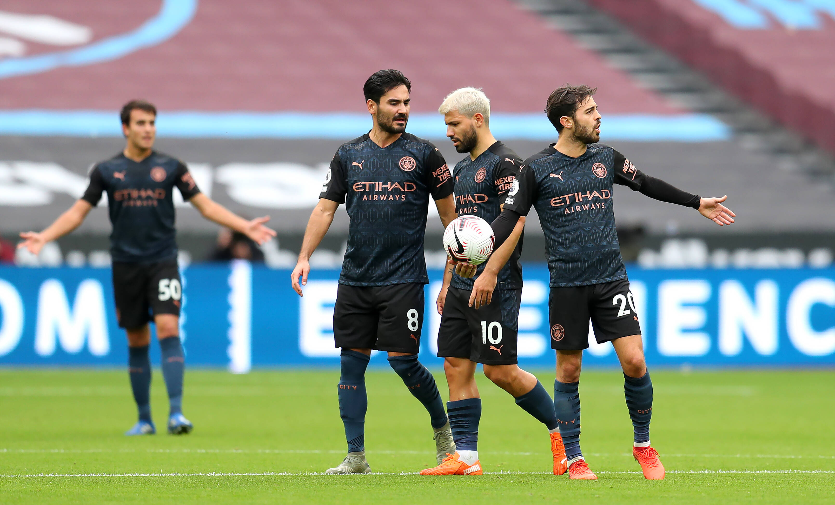Eric Garcia and Sergio Aguero for Manchester City