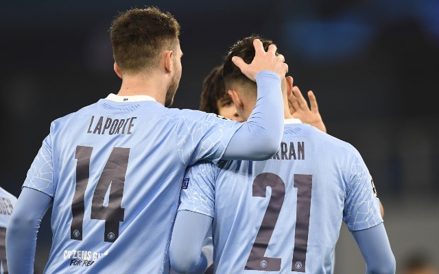 Laporte Ferran Torres Man City