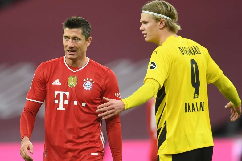 Lewandowski and Haaland