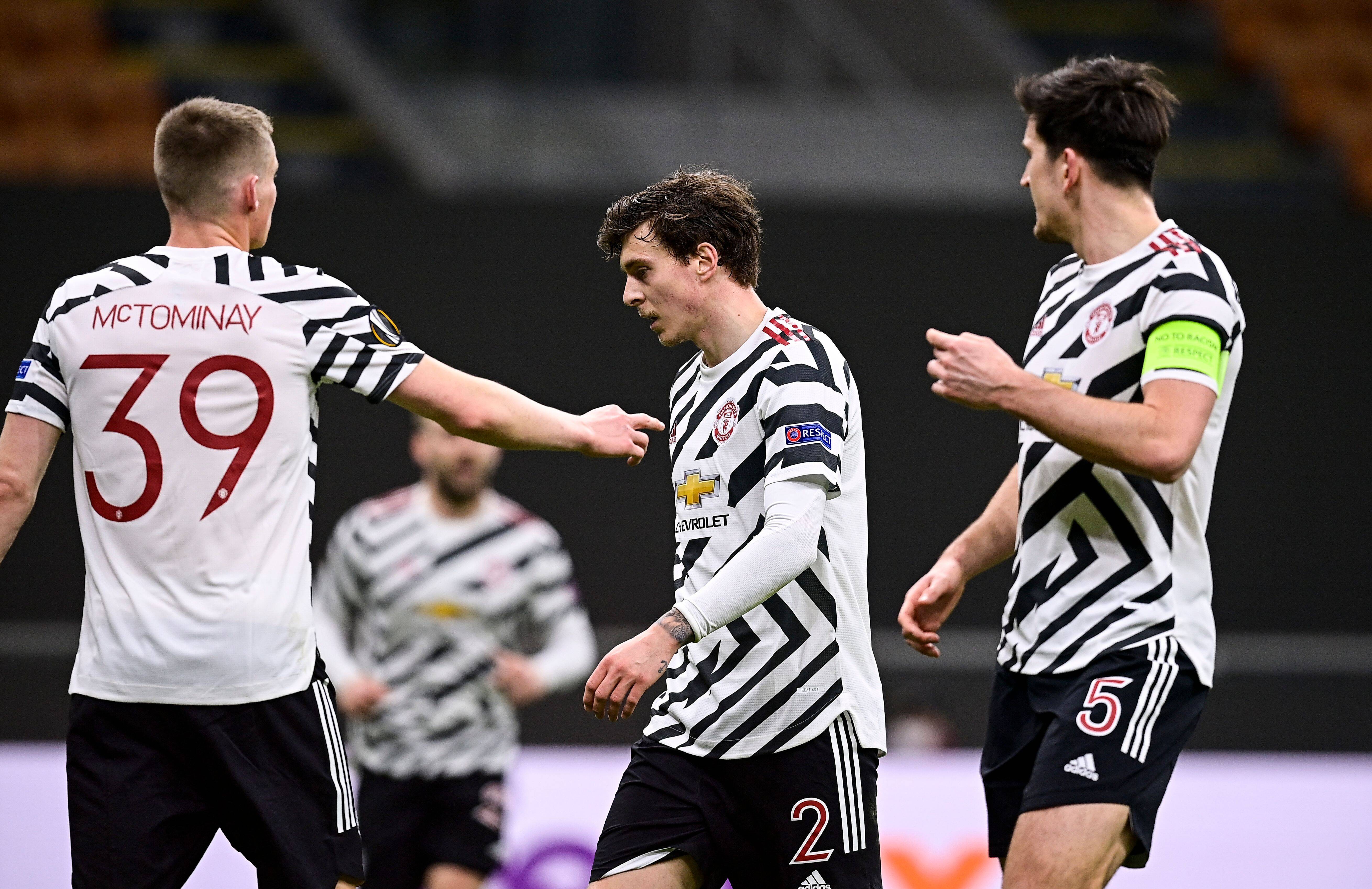 McTominay, Maguire and Lindelof for Manchester United