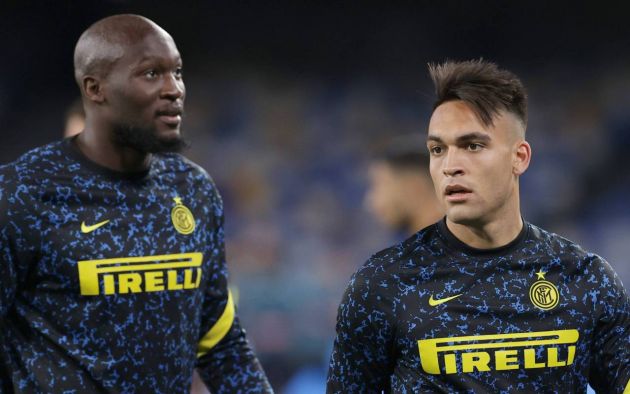 Romelu Lukaku and Lautaro Martinez