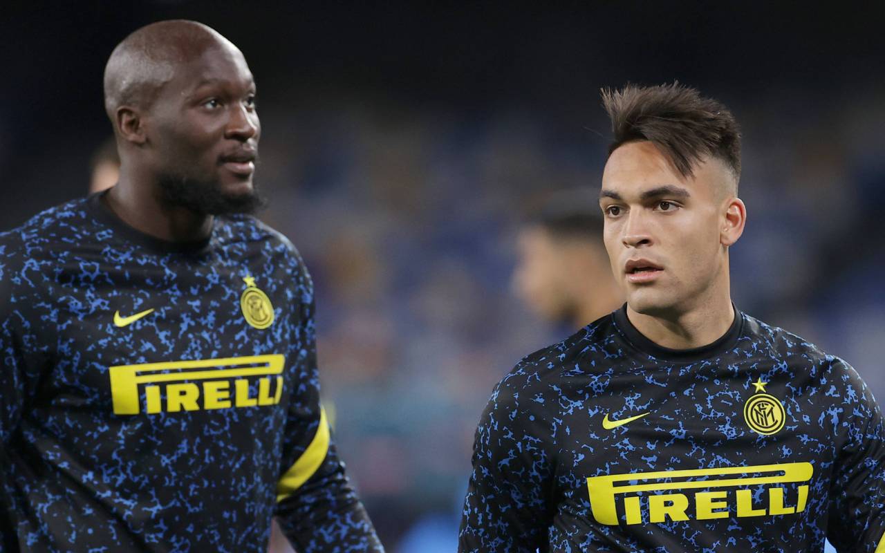 Romelu Lukaku and Lautaro Martinez