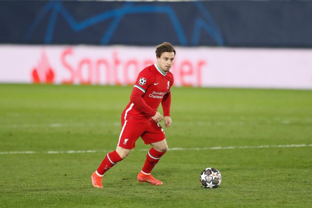 Xherdan Shaqiri pictured playing for Liverpool