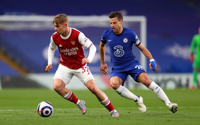 Smith Rowe Azpilicueta Arsenal Chelsea
