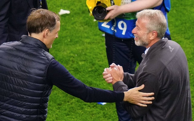 Thomas Tuchel with Roman Abramovich