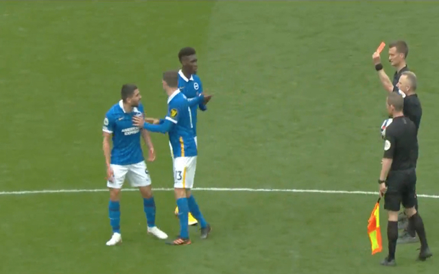 Video - Maupay sent off after whistle for Brighton vs Wolves