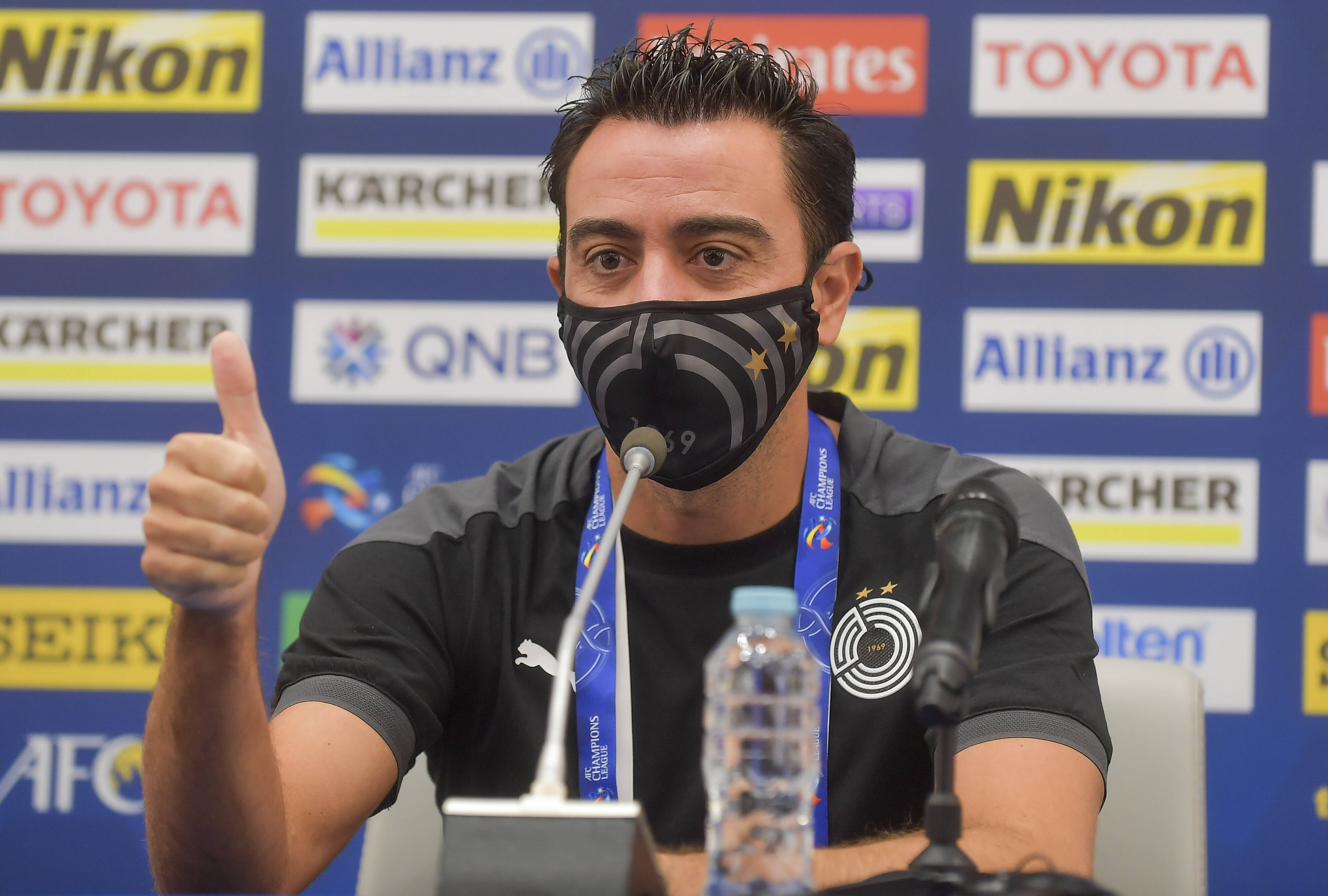 Xavi press conference for Al Sadd