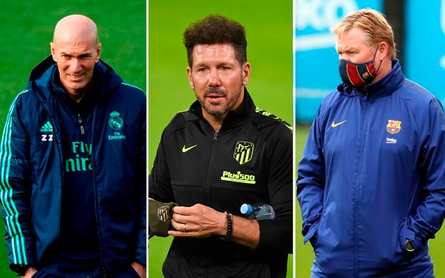 Zidane Simeone Koeman managers