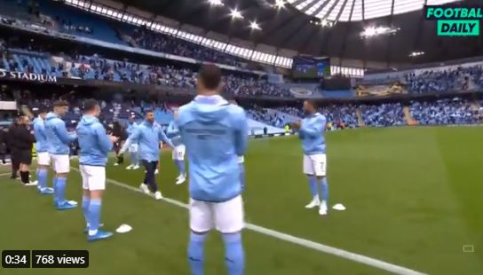 aguero guard of honour