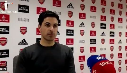 arteta interview on odegaard