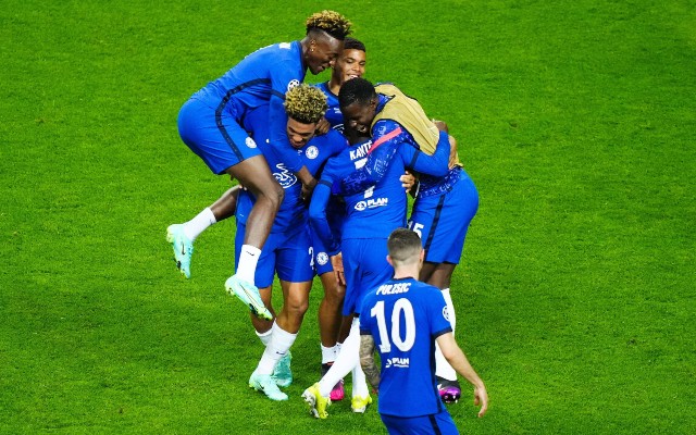 chelsea fc celebrations in porto