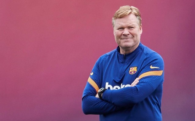 koeman barcelona training Lionel Messi