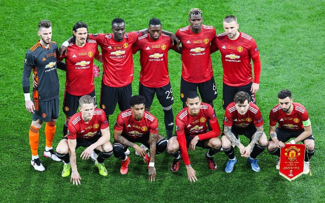man utd line up europa final