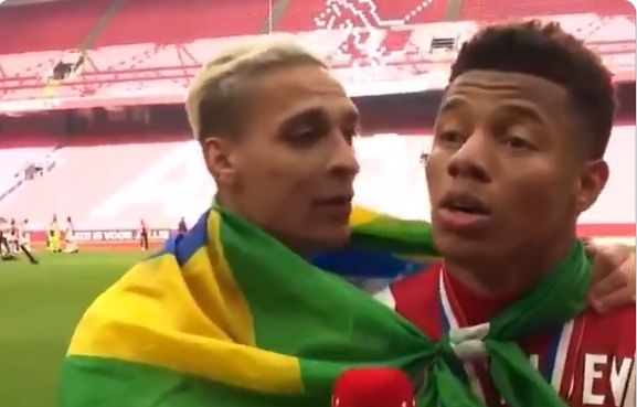 neres ajax celebrations
