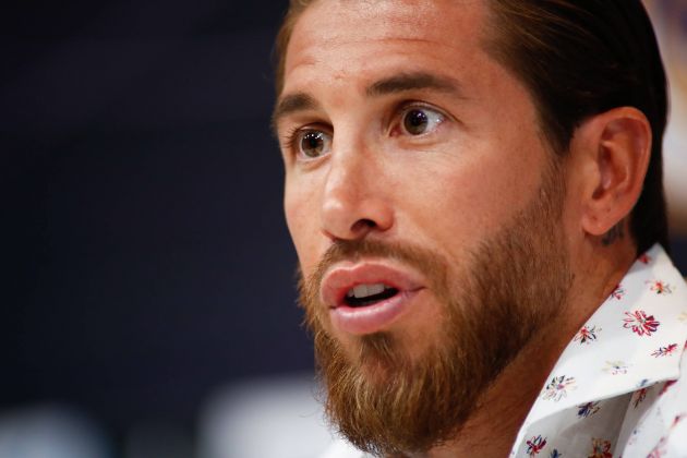 May 30, 2019 - Valdebebas, MADRID, SPAIN - Sergio Ramos of Real Madrid during the press conference, PK, Pressekonferenz at Ciudad Deportiva Real Madrid in Valdebebas, Madrid, Spain, on May 30, 2019. Soccer: Sergio Ramos Press Conference - ZUMAa181 20190530_zaa_a181_159 Copyright: xAFP7x