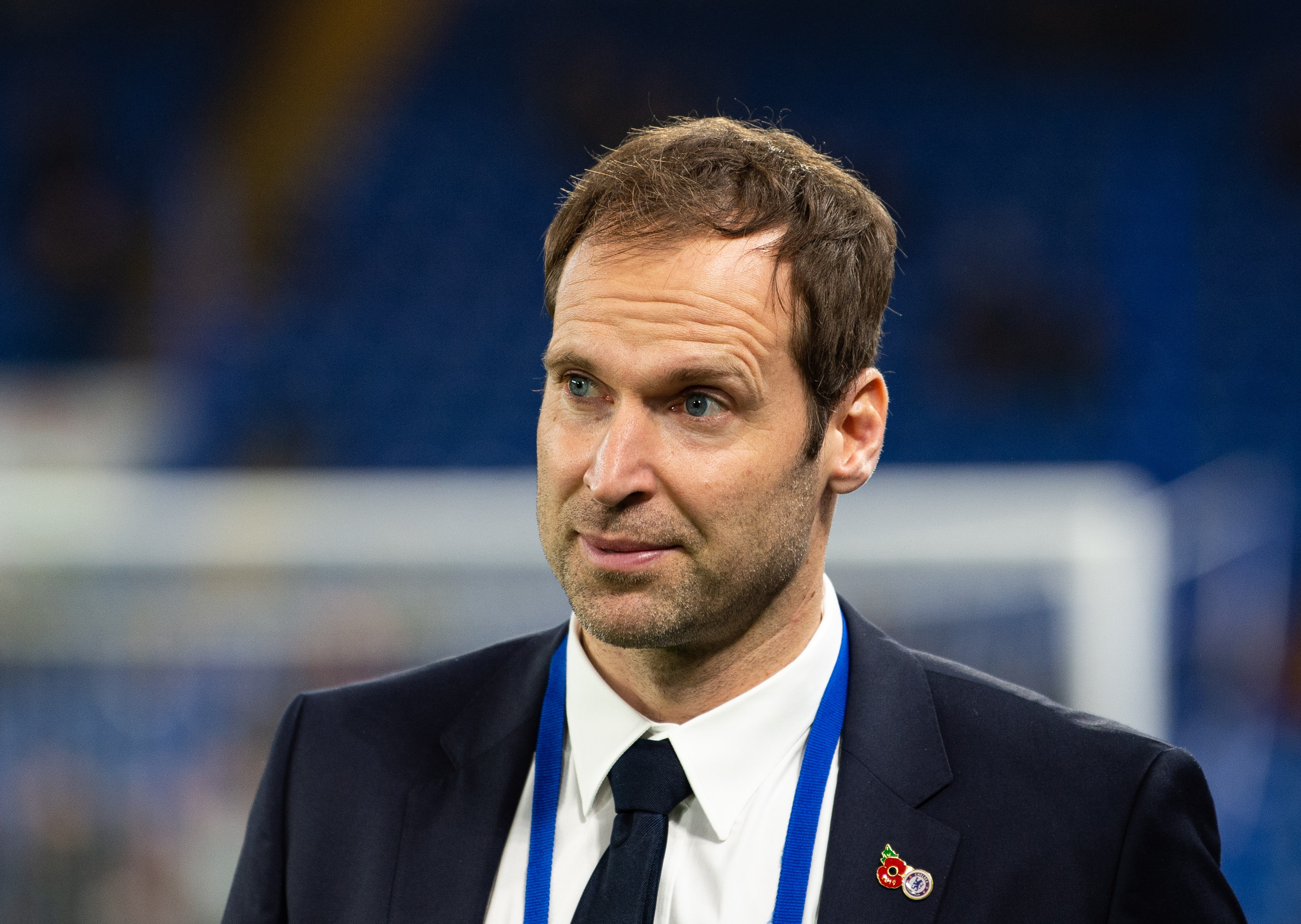 Petr Cech before the UEFA Champions League group match between Chelsea and Ajax at Stamford Bridge, London, England on 5 November 2019. PUBLICATIONxNOTxINxUK Copyright: xAndrewxAleksiejczukx PMI-3179-0012