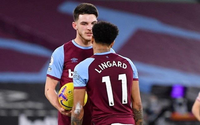 Declan Rice Jesse Lingard WHUFC