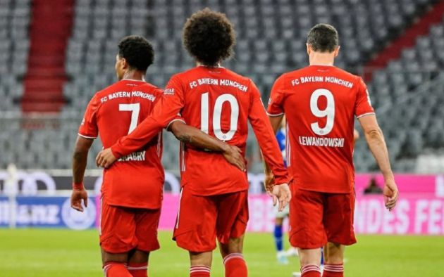 Gnabry and Sane and Lewandowski
