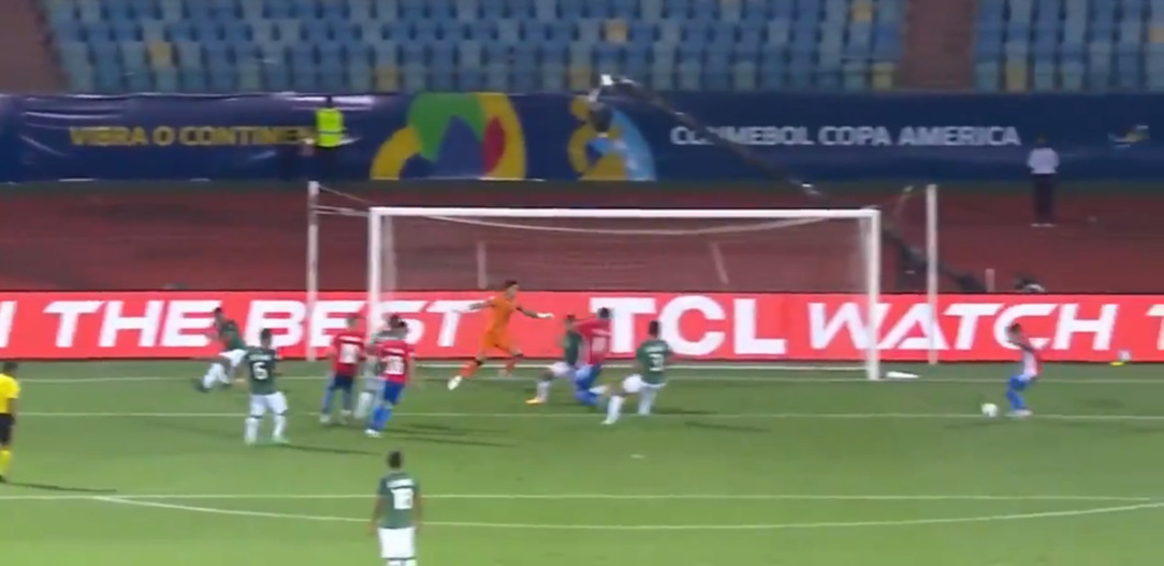 Kaku's miss vs Bolivia