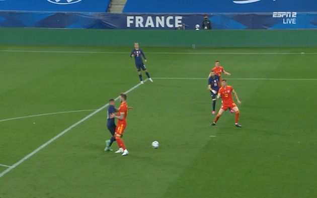 Kylian Mbappe slammed by Burley after dive for France against Wales