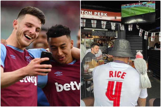Lingard wears Rice England shirt to watch Euros opener vs Croatia