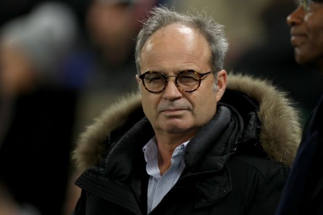 Luis Campos on the sidelines