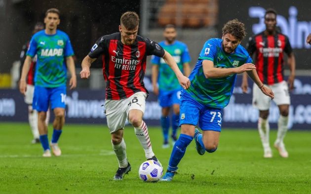 Manuel Locatelli Sassuolo vs AC Milan