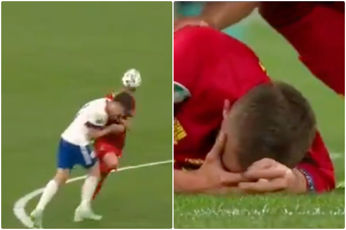 Video - Castagne suffers fractured eye socket and is ruled out of Euros