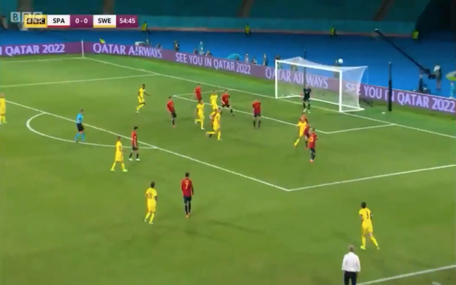 Video - Man United star Lindelof shows off new long throw skills for Sweden vs Spain