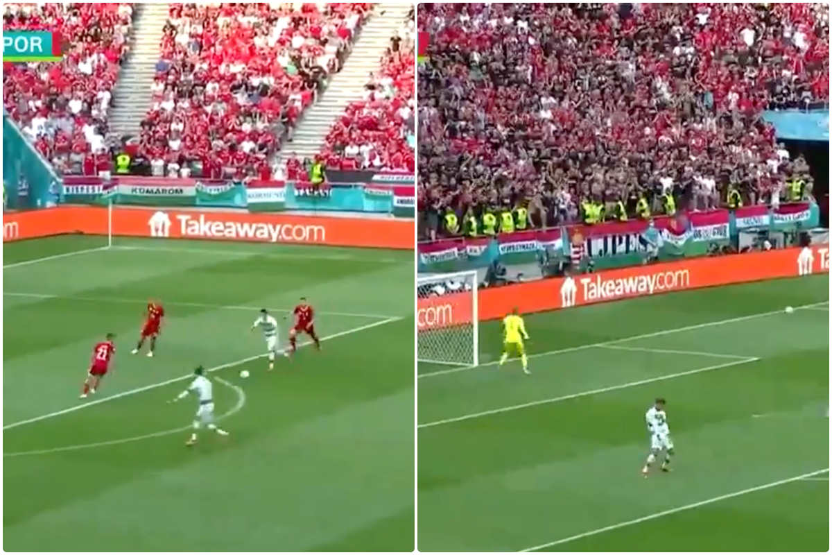 Video - Ronaldo furious after Jota ignores pass for Portugal vs Hungary