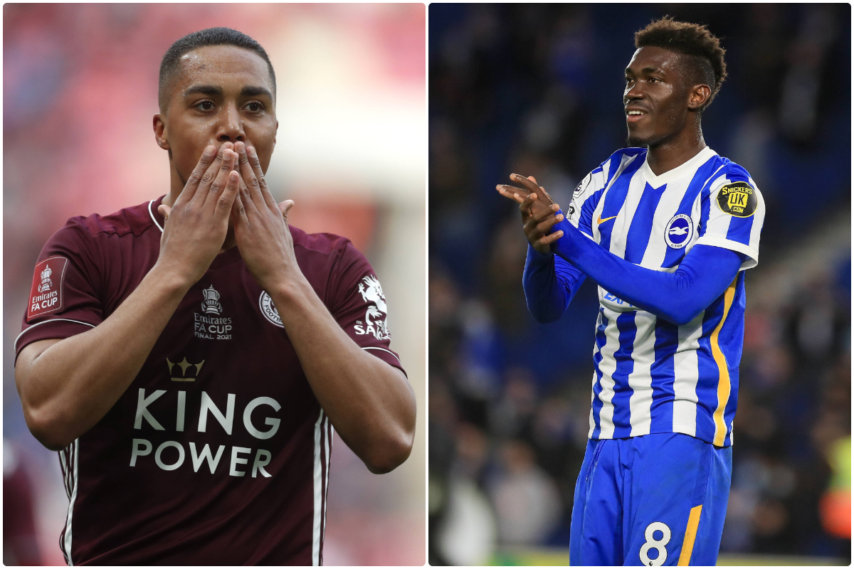 Youri Tielemans and Yves Bissouma are both Liverpool targets