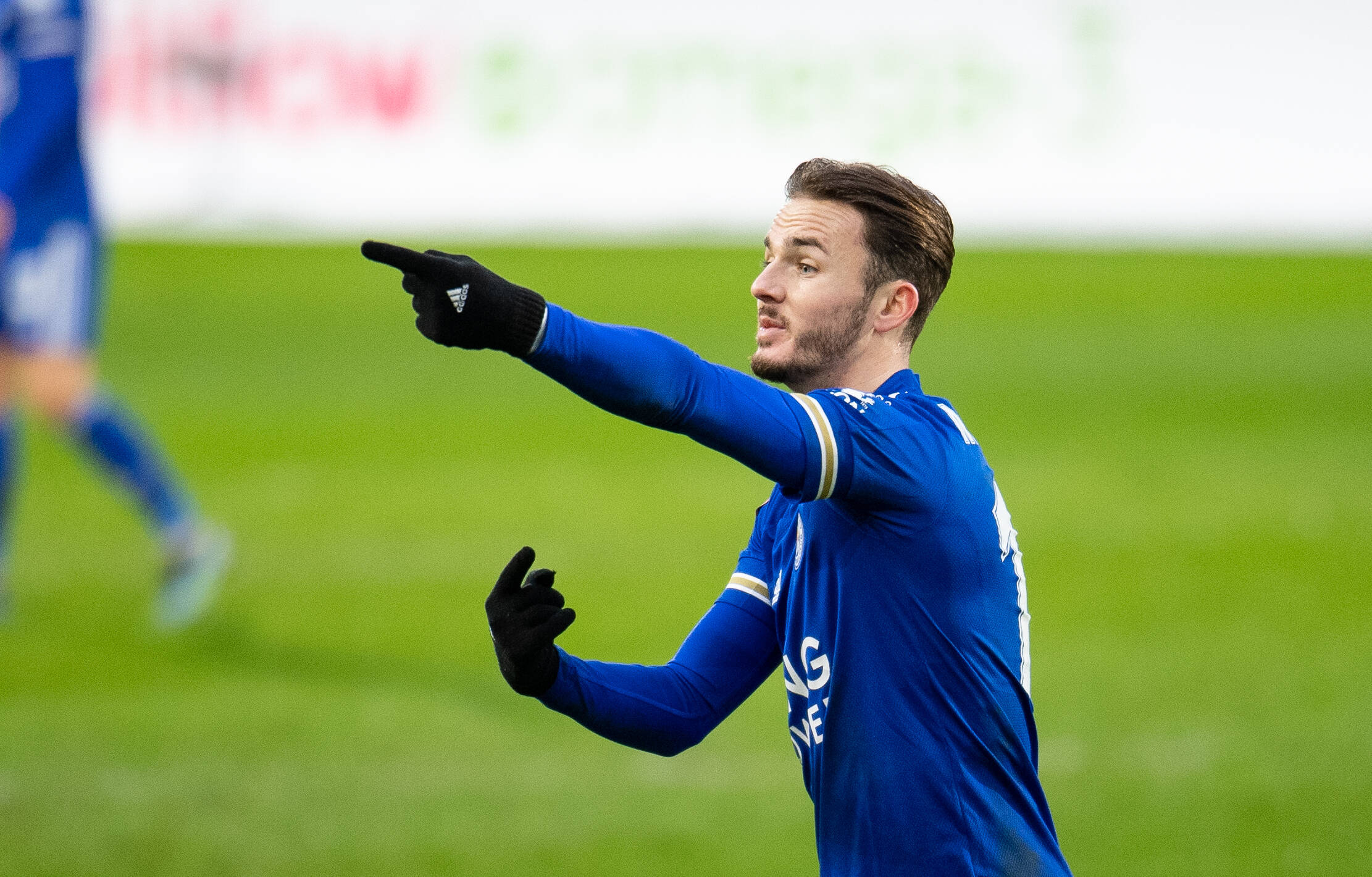 Leicester City James Maddison during the FA Cup 4th round behind closed doors match between Brentford and Leicester City Leicester City James Maddison during the FA Cup 4th round behind closed doors match between Brentford and Leicester City
