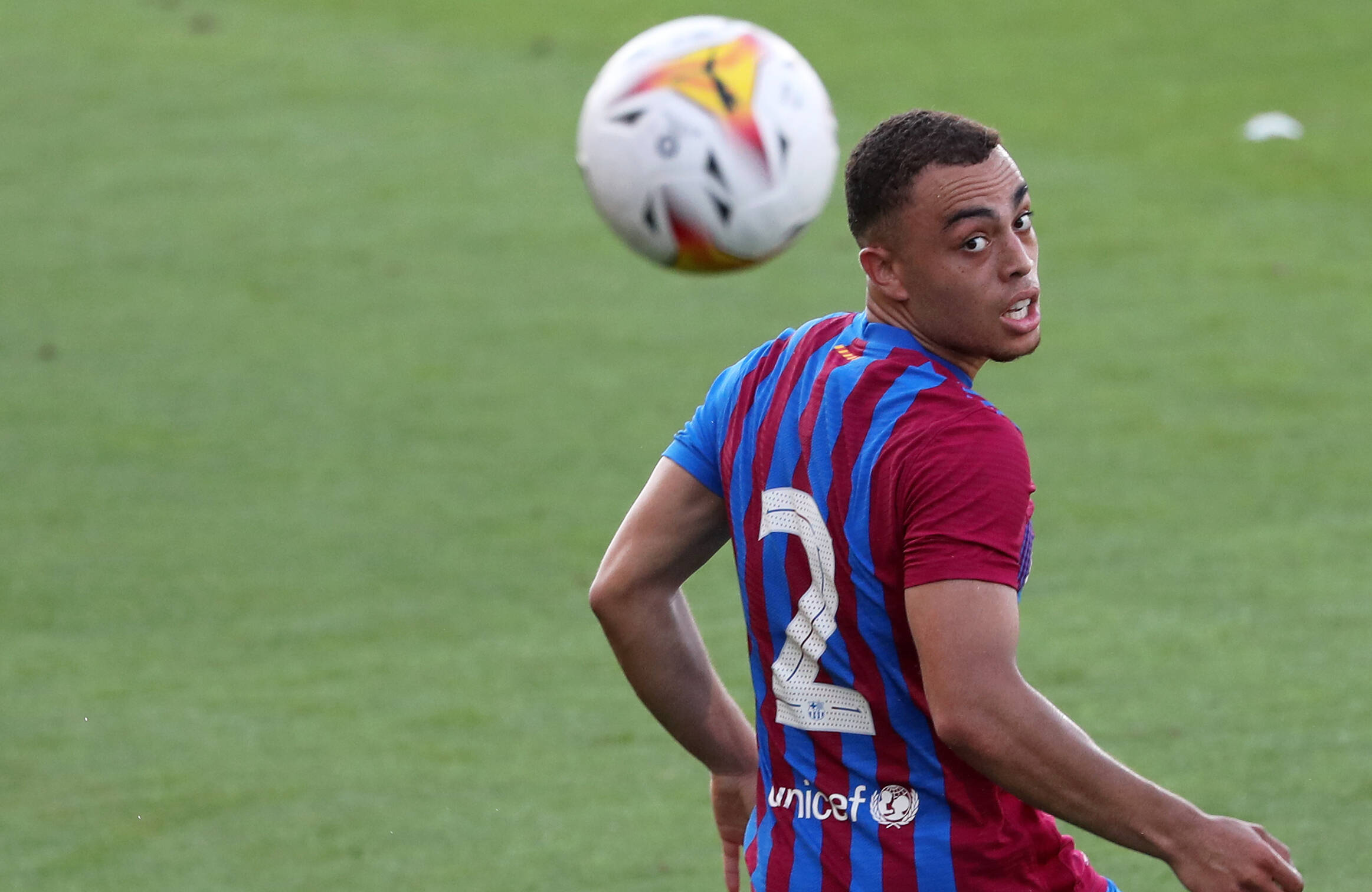 Sergino Dest of Barcelona has been targeted by Arsenal Sergino Dest of Barcelona has been targeted by Arsenal
