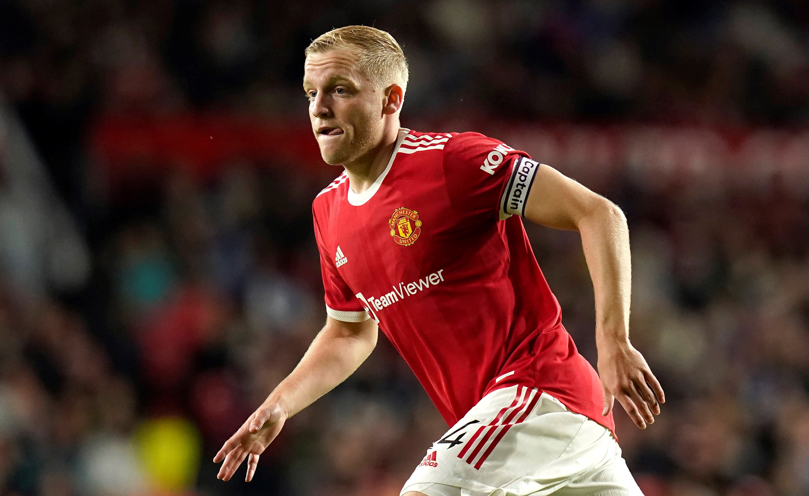 Ole Gunnar Solskjaer appears to be backing Manchester United's Donny van de Beek