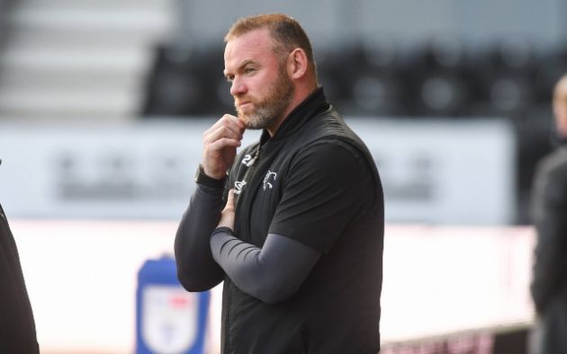 Derby manager Wayne Rooney